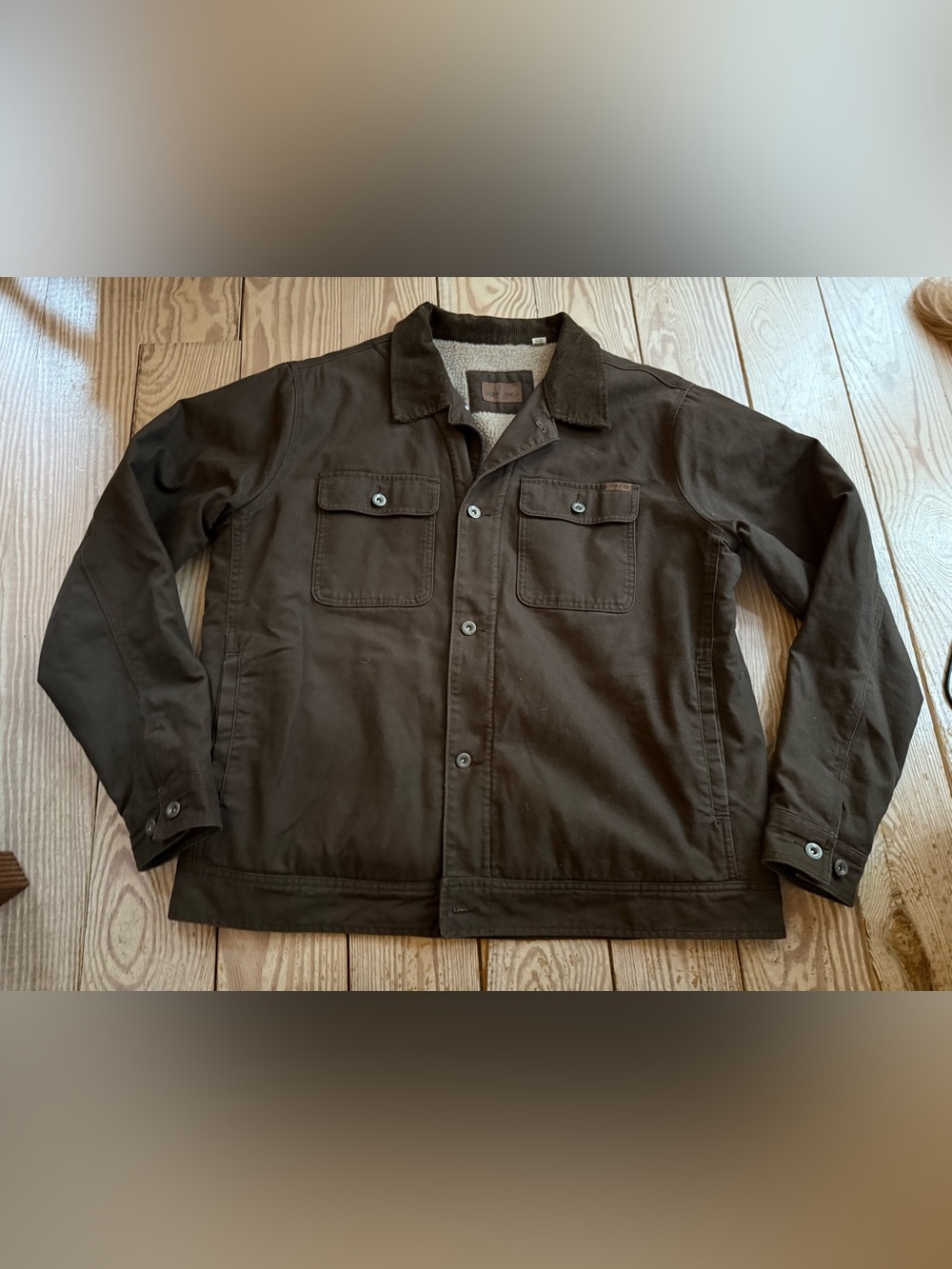 Woolrich Sherpa-Lined Canvas Jacket size xl